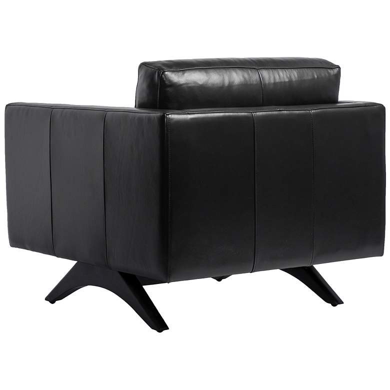 Image 5 Sunpan Rogers Armchair Cortina Black Leather more views