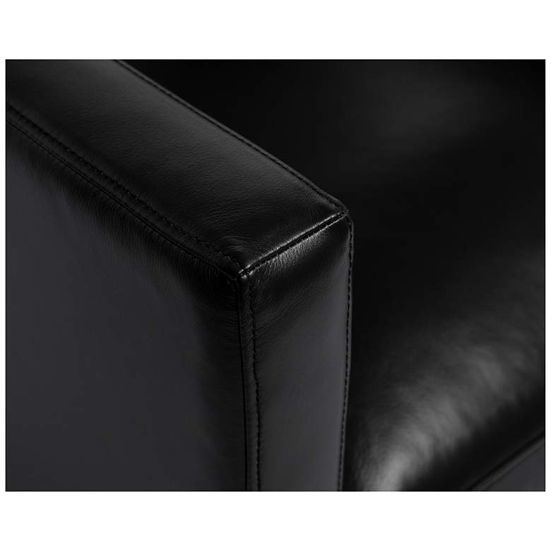 Image 6 Sunpan Rogers Armchair Cortina Black Leather more views