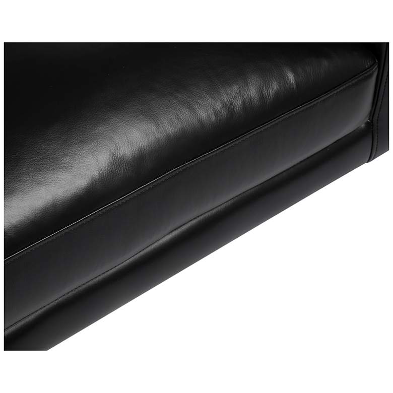 Image 7 Sunpan Rogers Armchair Cortina Black Leather more views