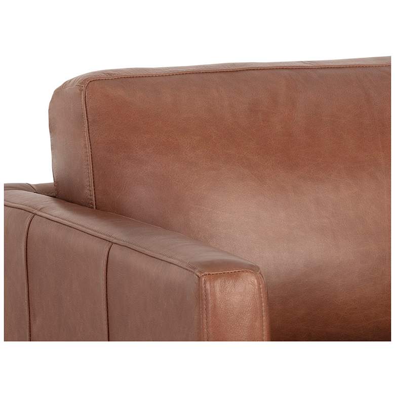 Image 6 Sunpan Rogers Armchair Shalimar Tobacco Leather more views