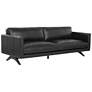 1_Sunpan Rogers Sofa Cortina Black Leather