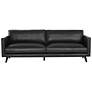 2_Sunpan Rogers Sofa Cortina Black Leather more views