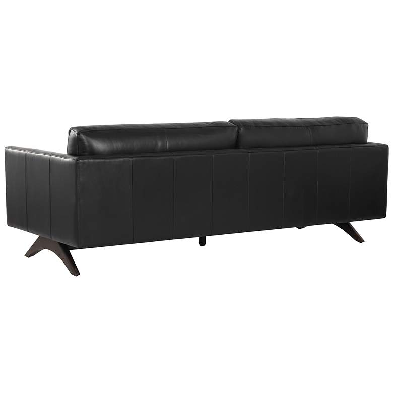 Image 3 Sunpan Rogers Sofa Cortina Black Leather more views