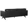 3_Sunpan Rogers Sofa Cortina Black Leather more views