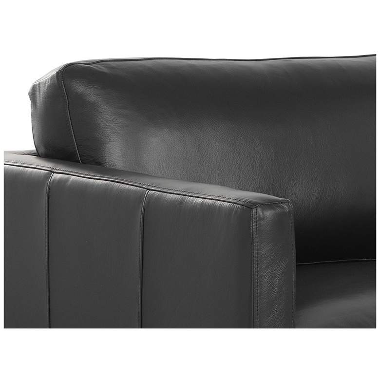Image 4 Sunpan Rogers Sofa Cortina Black Leather more views