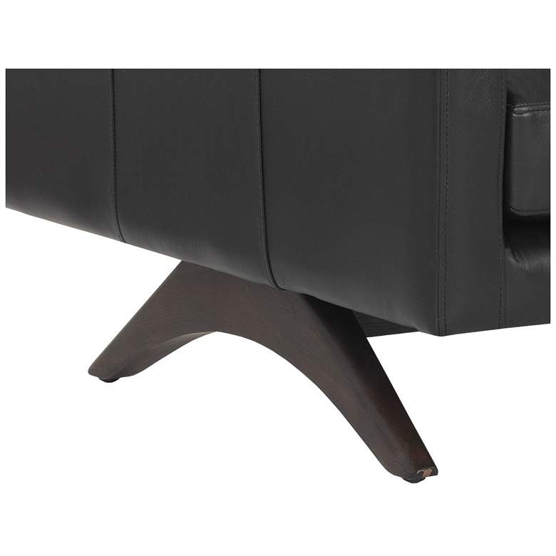 Image 7 Sunpan Rogers Sofa Cortina Black Leather more views