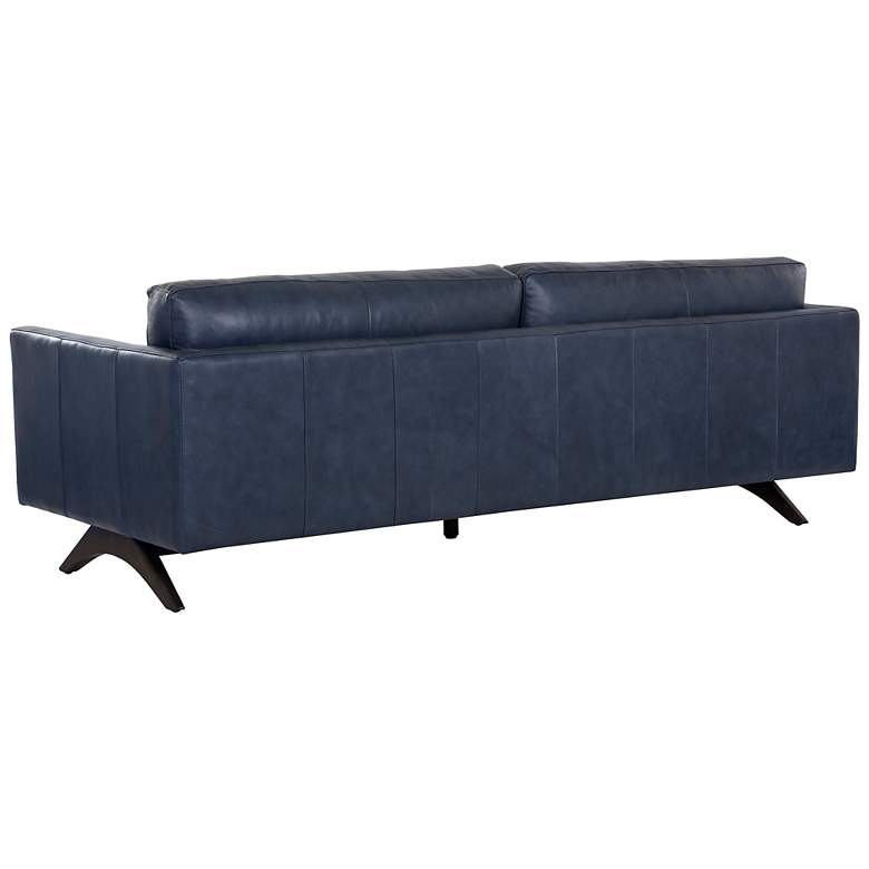 Image 3 Sunpan Rogers Sofa Cortina Ink Leather more views