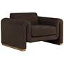 1_Sunpan Romer Armchair Brushed Gold Nubuck Cocoa Leather