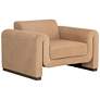 1_Sunpan Romer Armchair Distressed Brown Nubuck Tan Leather