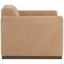 3_Sunpan Romer Armchair Distressed Brown Nubuck Tan Leather more views