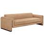 1_Sunpan Romer Sofa Distressed Brown Nubuck Tan Leather