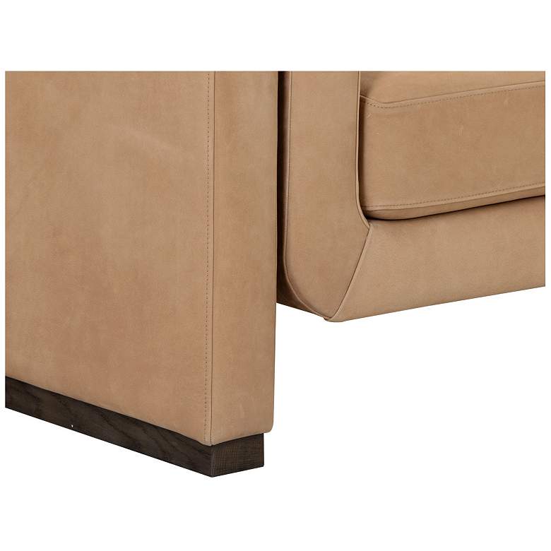Image 5 Sunpan Romer Sofa Distressed Brown Nubuck Tan Leather more views