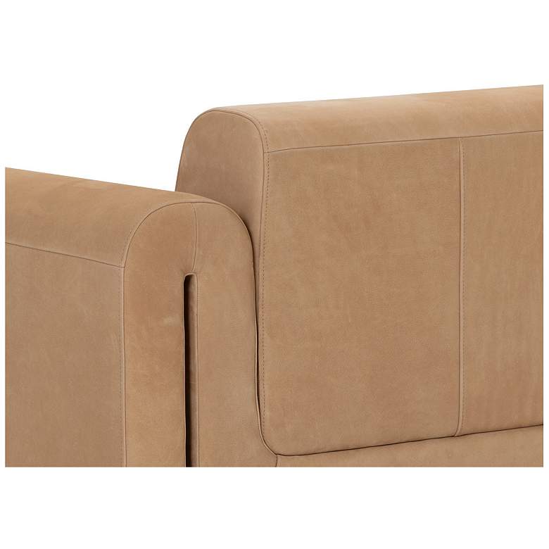 Image 7 Sunpan Romer Sofa Distressed Brown Nubuck Tan Leather more views
