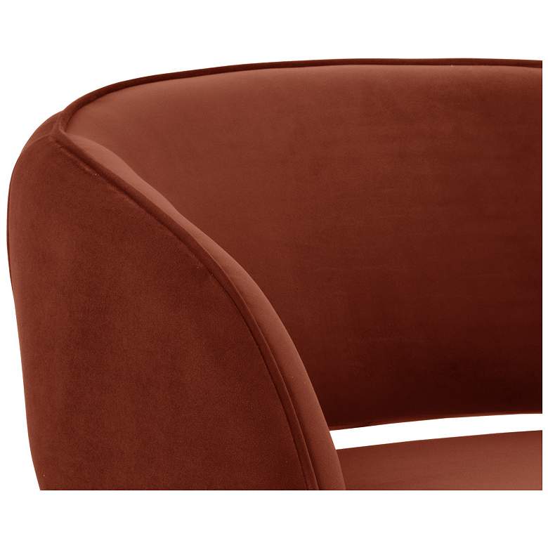 Image 7 Sunpan Rosalia Lounge Chair Meg Rust more views