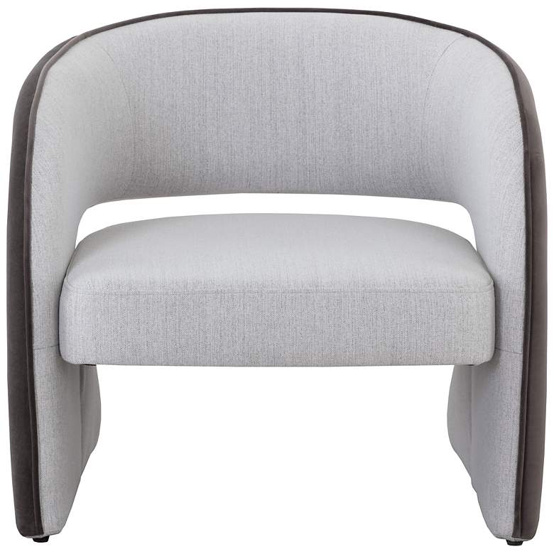 Image 3 Sunpan Rosalia Lounge Chair Mina Light Gray and Meg Ash more views