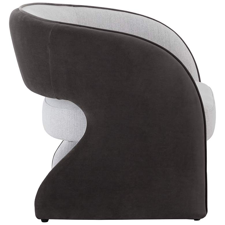 Image 4 Sunpan Rosalia Lounge Chair Mina Light Gray and Meg Ash more views