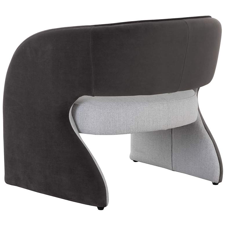 Image 5 Sunpan Rosalia Lounge Chair Mina Light Gray and Meg Ash more views