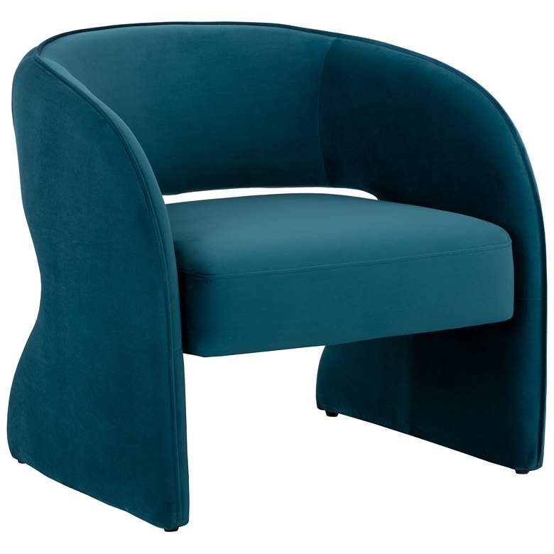 Image 2 Sunpan Rosalia Lounge Chair Timeless Teal