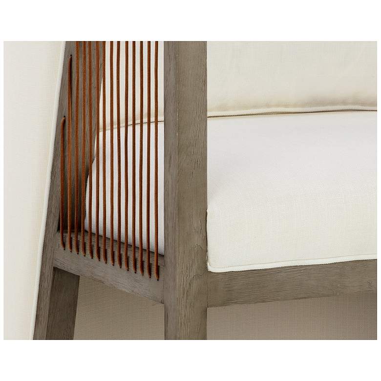 Image 6 Sunpan Sala Lounge Chair Linoso Ivory more views