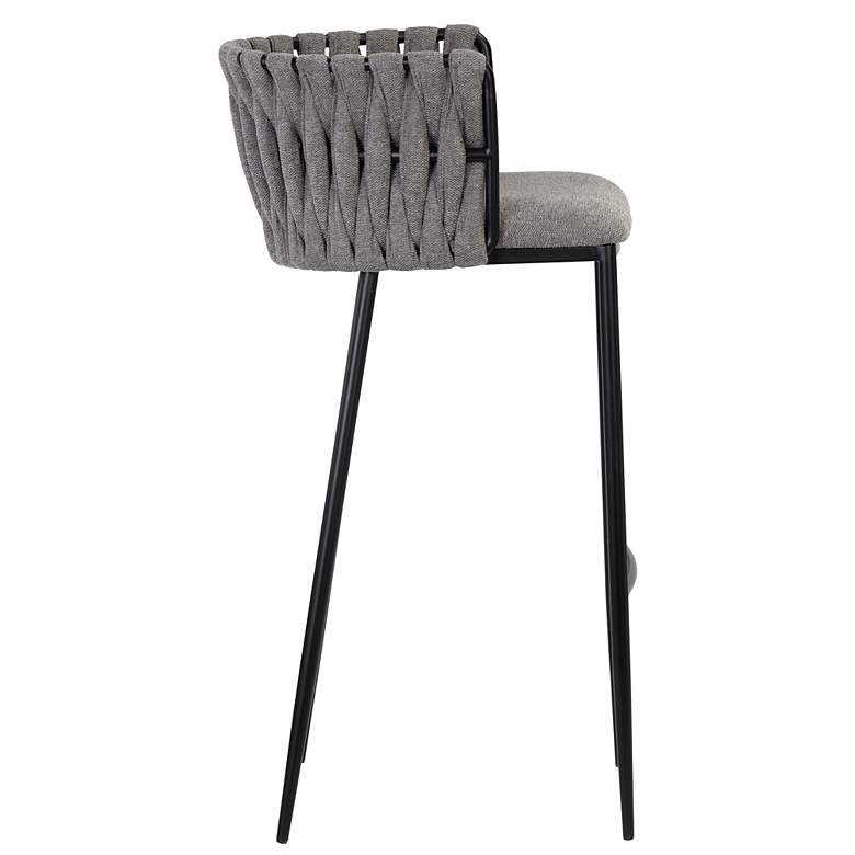 Image 2 Sunpan Sarai Barstool Belfast Koala Gray more views