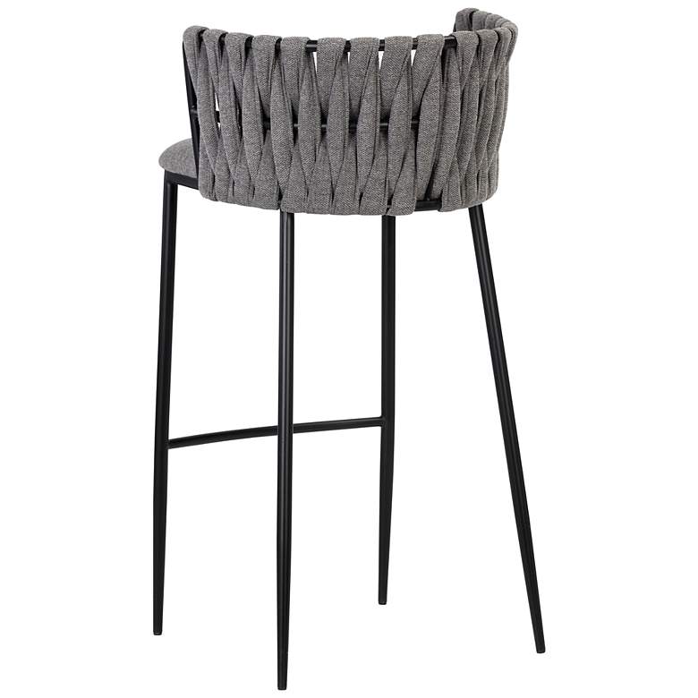 Image 3 Sunpan Sarai Barstool Belfast Koala Gray more views
