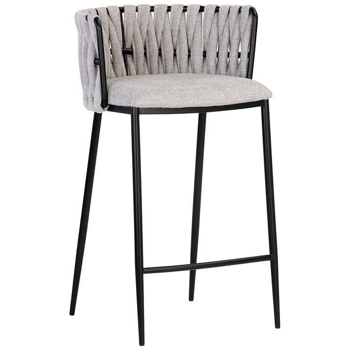 Sunpan Sarai Counter Stool Belfast Heather Gray #8965P Lamps Plus