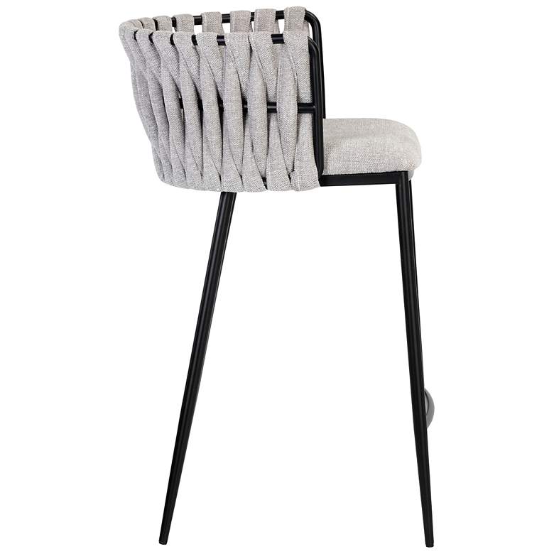 Image 2 Sunpan Sarai Counter Stool Belfast Heather Gray more views