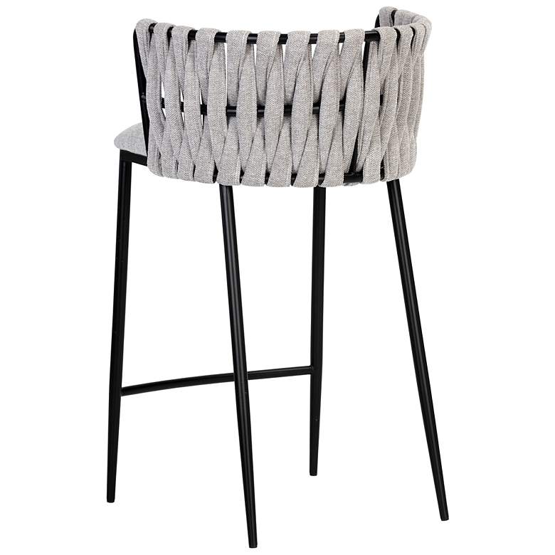 Image 3 Sunpan Sarai Counter Stool Belfast Heather Gray more views