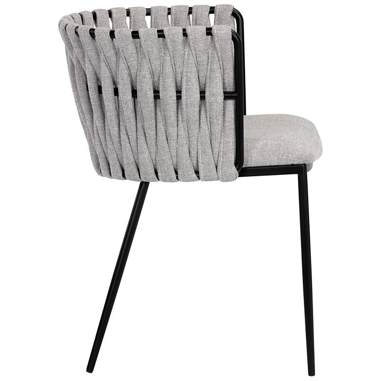 Image 4 Sunpan Sarai Dining Armchair Belfast Heather Gray more views