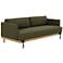 Sunpan Saul Sofa Copenhagen Olive
