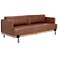 Sunpan Saul Sofa Shalimar Tobacco Leather