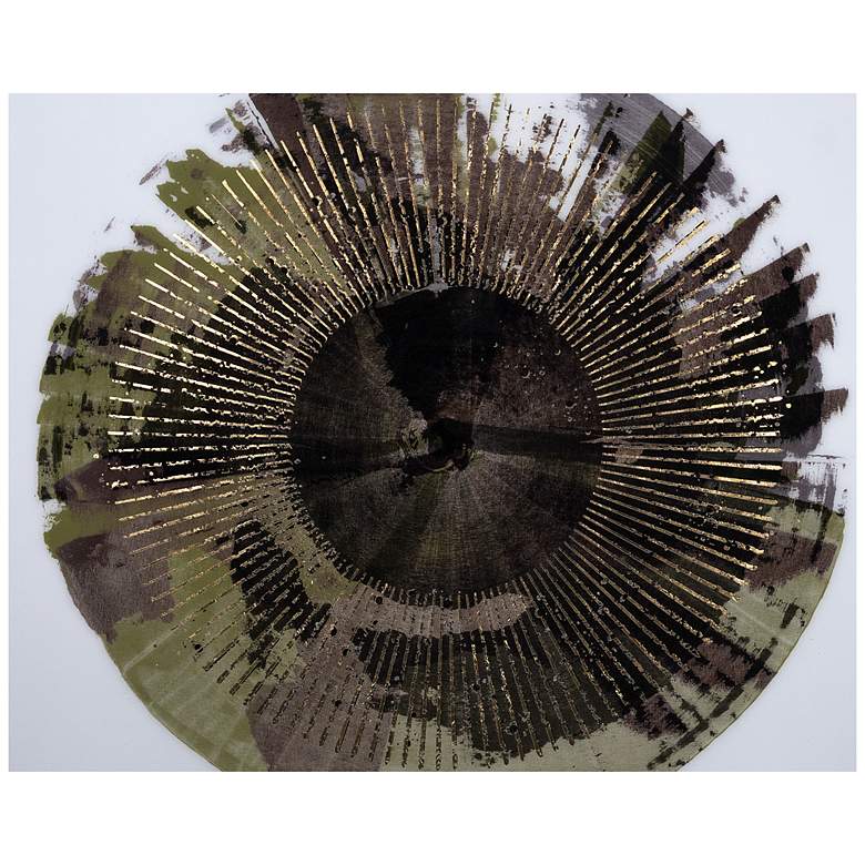 Image 3 Sunpan Seeing Green 41" X 41" Charcoal Frame more views