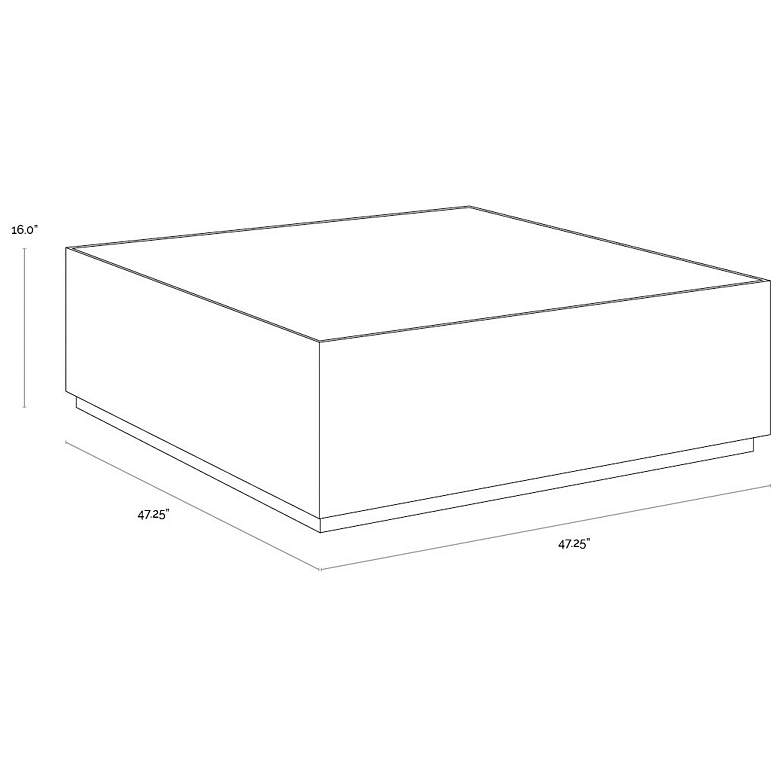 Image 7 Sunpan Selah Coffee Table more views