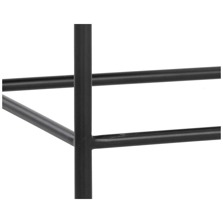 Image 4 Sunpan Seneca 20" Wide Black Polo Club Stone Counter Height Stool more views
