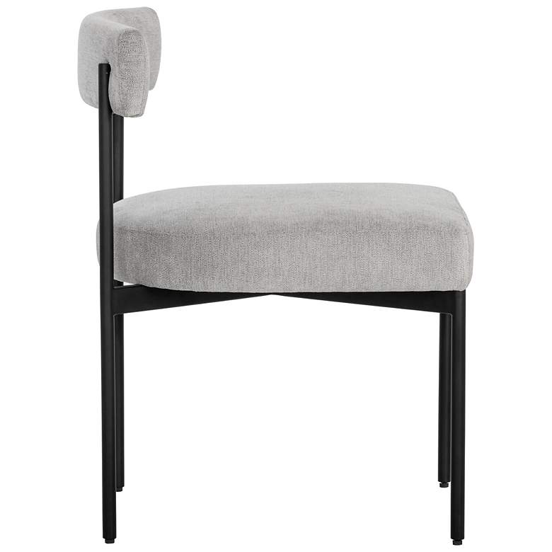 Image 2 Sunpan Seneca 23 1/4" Wide Gray Fabric Modern Dining Chairs Set of 2 more views