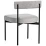 3_Sunpan Seneca 23 1/4" Wide Gray Fabric Modern Dining Chairs Set of 2 more views