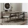 5_Sunpan Seneca 23 1/4" Wide Gray Fabric Modern Dining Chairs Set of 2 more views