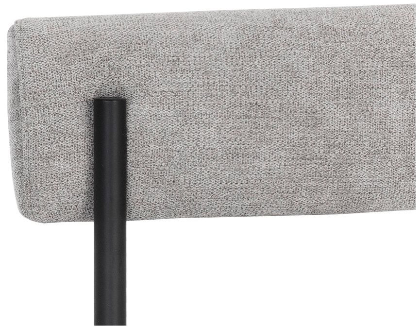 Sunpan Seneca 23 1/4" Wide Gray Fabric Modern Dining Chairs Set of 2