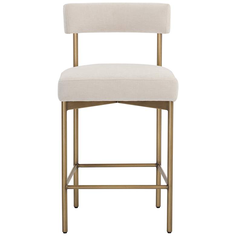 Image 2 Sunpan Seneca Counter Stool Antique Brass Danny Ivory more views
