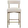 2_Sunpan Seneca Counter Stool Antique Brass Danny Ivory more views