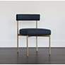 1_Sunpan Seneca Dining Chair Antique Brass Arena Navy Set of 2