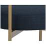 7_Sunpan Seneca Dining Chair Antique Brass Arena Navy Set of 2 more views