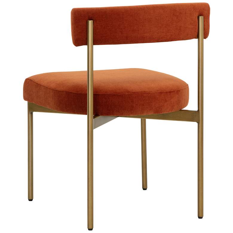 Image 4 Sunpan Seneca Dining Chair Antique Brass Danny Rust Set of 2 more views
