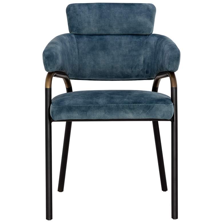 Image 3 Sunpan Sharqui Dining Armchair Nono Petrol more views