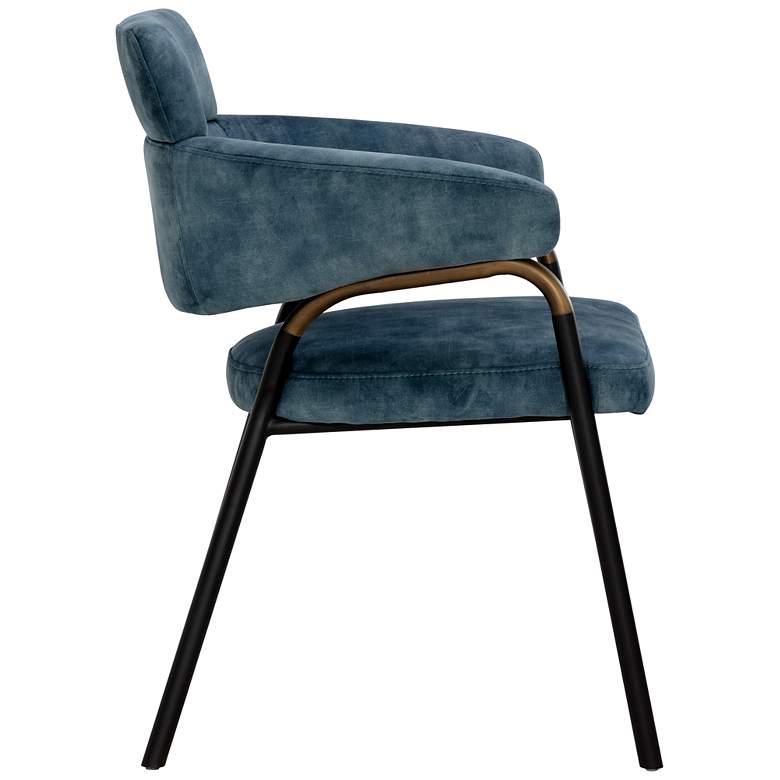 Image 4 Sunpan Sharqui Dining Armchair Nono Petrol more views