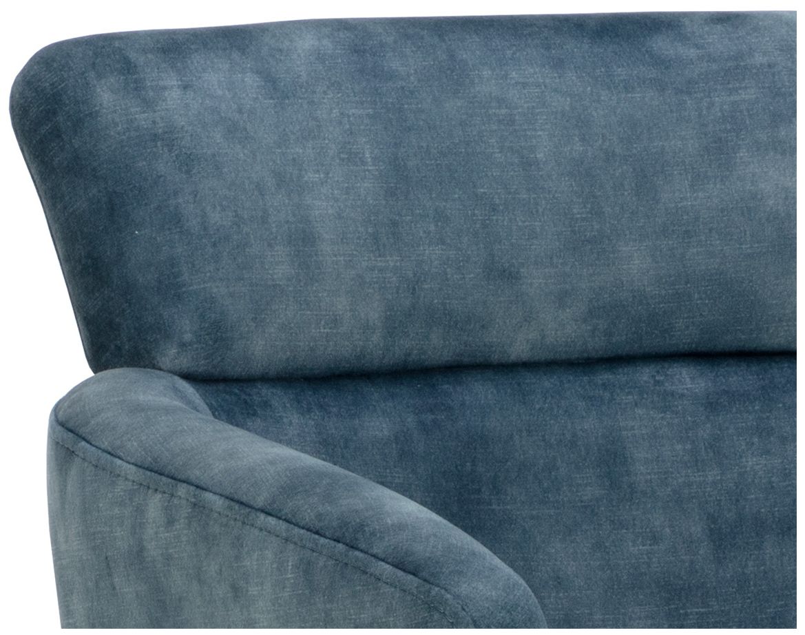 Sunpan Sharqui Dining Armchair Nono Petrol