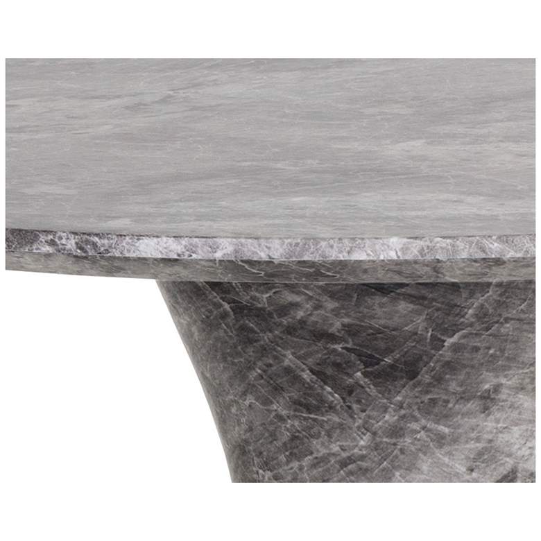Image 4 Sunpan Shelburne Counter Table Marble Look Gray more views