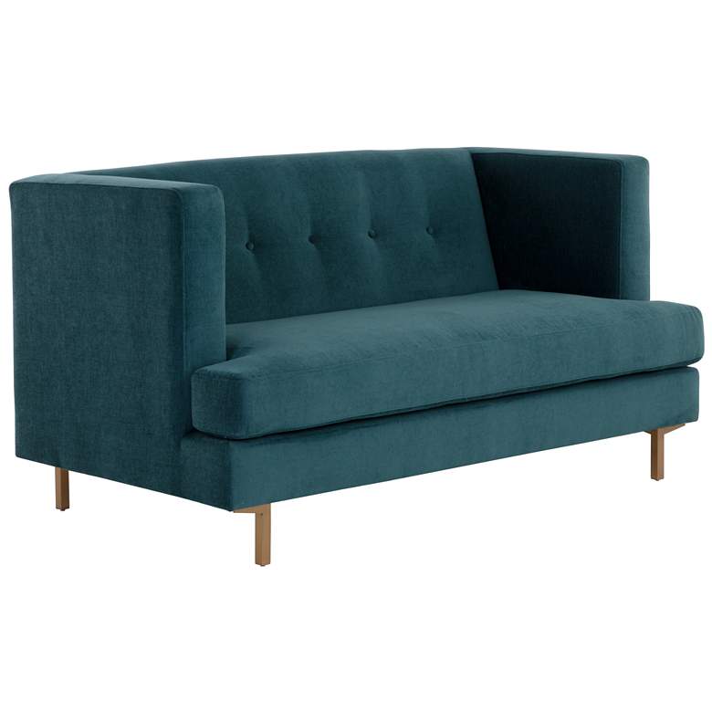 Image 1 Sunpan Sheridan 2 Seater Sofa Danny Teal