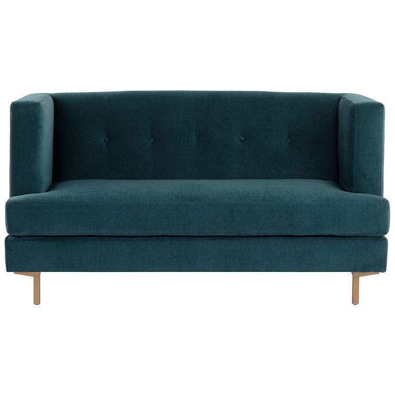 Image 2 Sunpan Sheridan 2 Seater Sofa Danny Teal more views