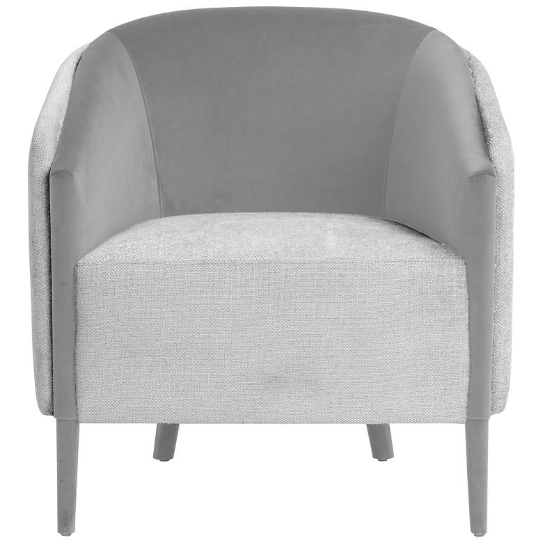 Image 2 Sunpan Sheva Armchair San Remo Winter Cloud and Antonio Charcoal more views